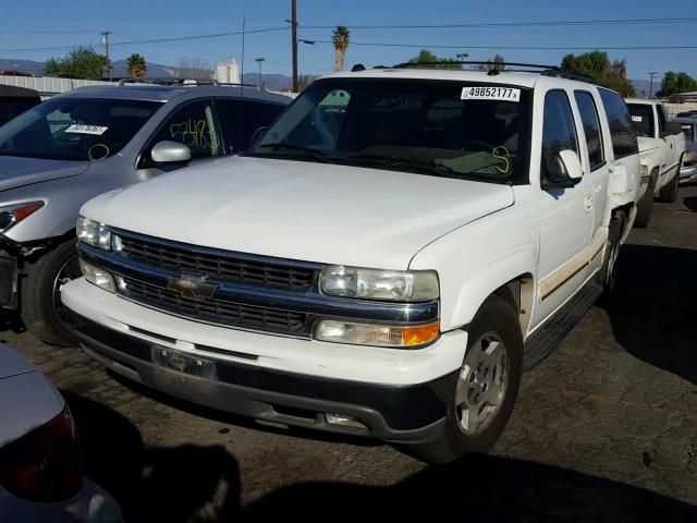 3GNEC16TX4G326434 - 2004 CHEVROLET SUBURBAN C WHITE photo 2