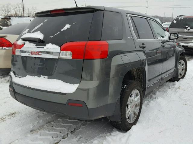 2GKALMEK3D6390820 - 2013 GMC TERRAIN SL GRAY photo 4