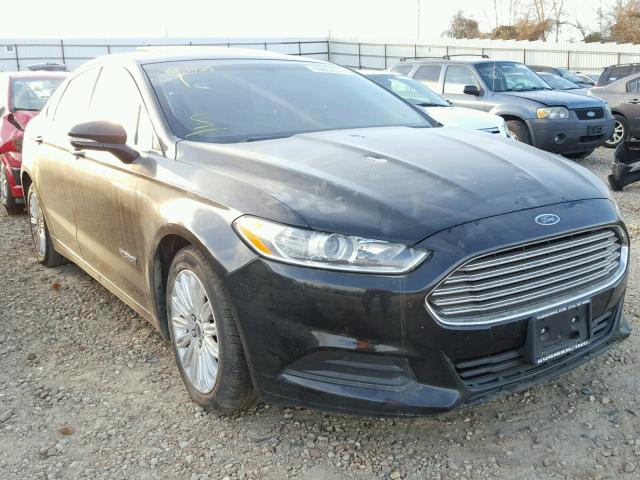 3FA6P0LU7GR156668 - 2016 FORD FUSION SE BLACK photo 1