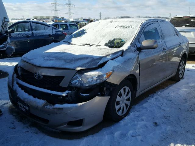 1NXBU4EE7AZ167633 - 2010 TOYOTA COROLLA BA GOLD photo 2