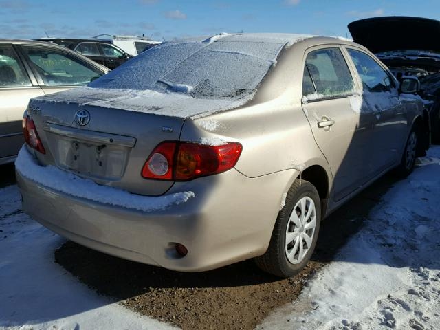 1NXBU4EE7AZ167633 - 2010 TOYOTA COROLLA BA GOLD photo 4