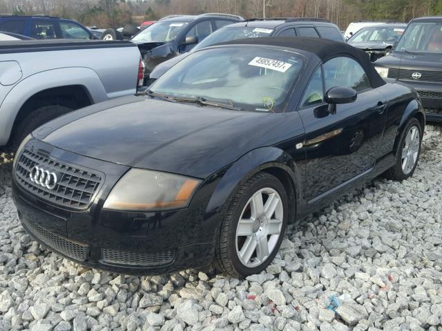 TRUTC28N151001620 - 2005 AUDI TT BLACK photo 2