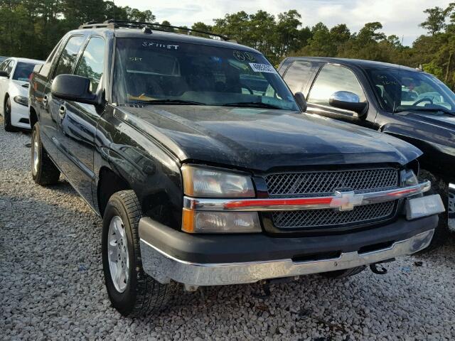 3GNEC12T04G326044 - 2004 CHEVROLET AVALANCHE BLACK photo 1