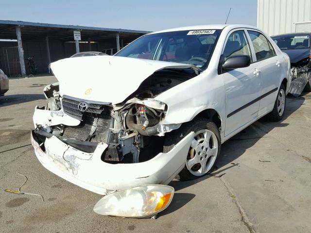 1NXBR32E55Z476197 - 2005 TOYOTA COROLLA CE WHITE photo 2