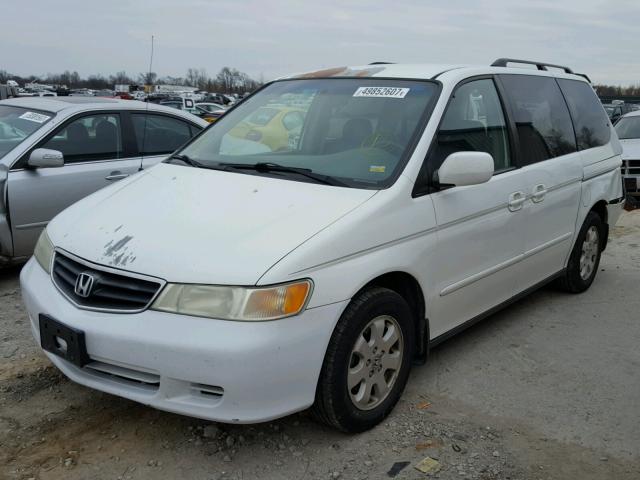 5FNRL18043B076478 - 2003 HONDA ODYSSEY EX WHITE photo 2