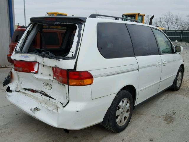 5FNRL18043B076478 - 2003 HONDA ODYSSEY EX WHITE photo 4