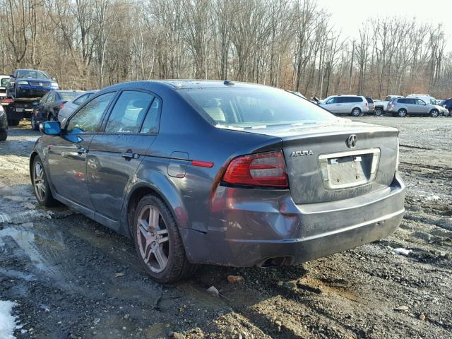 19UUA662X7A042370 - 2007 ACURA TL GRAY photo 3