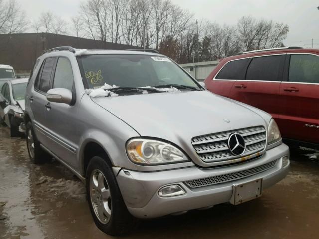 4JGAB57E73A422354 - 2003 MERCEDES-BENZ ML 350 SILVER photo 1