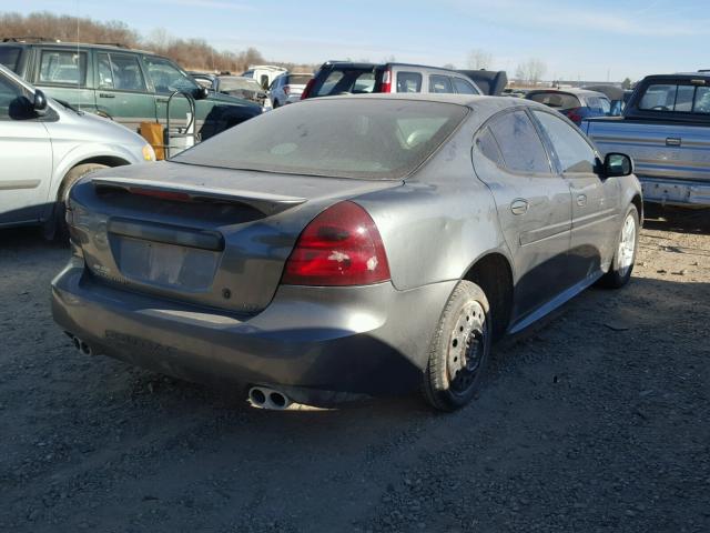 2G2WS522941275588 - 2004 PONTIAC GRAND PRIX GRAY photo 4