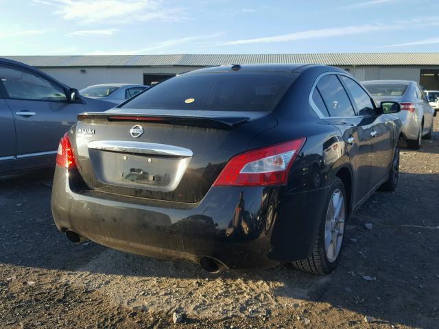 1N4AA51E19C805757 - 2009 NISSAN MAXIMA S BLACK photo 4