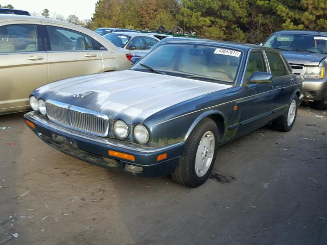 SAJHX1743TC766581 - 1996 JAGUAR XJ6 GREEN photo 2