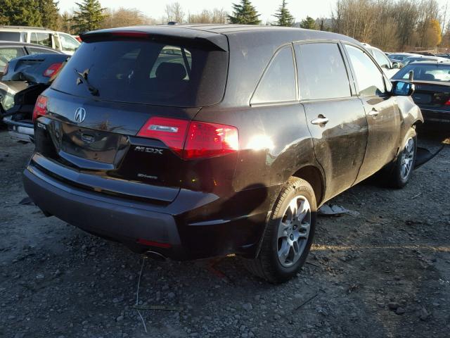 2HNYD28279H520711 - 2009 ACURA MDX BLACK photo 4