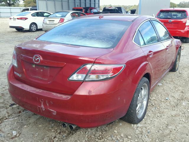 1YVHP82A195M02350 - 2009 MAZDA 6 I RED photo 4