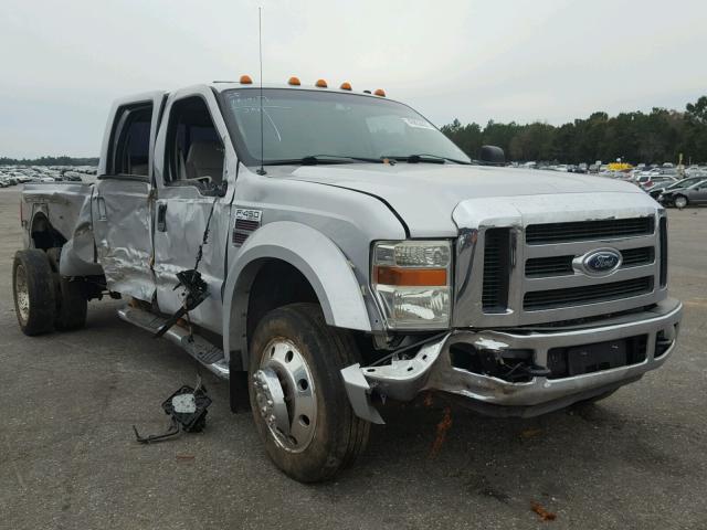 1FTXW42R78EC08827 - 2008 FORD F450 SUPER SILVER photo 1