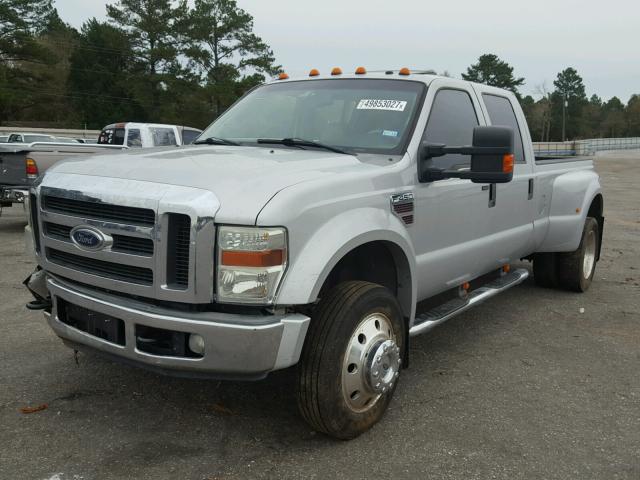 1FTXW42R78EC08827 - 2008 FORD F450 SUPER SILVER photo 2