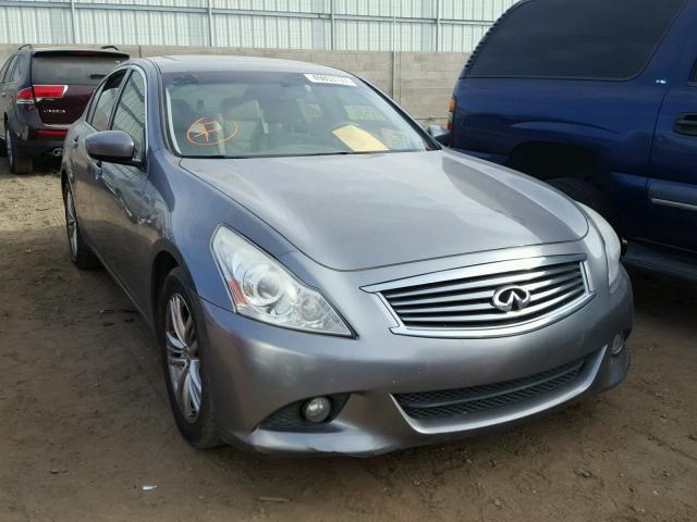 JN1CV6AP8AM407672 - 2010 INFINITI G37 BASE GRAY photo 1