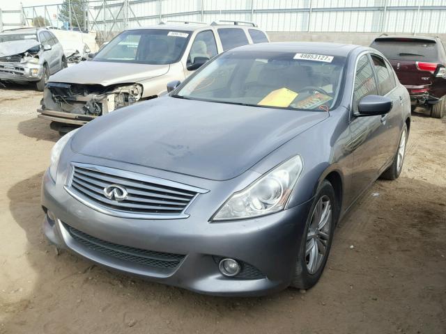 JN1CV6AP8AM407672 - 2010 INFINITI G37 BASE GRAY photo 2