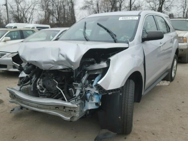 1GNALBEK8DZ113415 - 2013 CHEVROLET EQUINOX LS SILVER photo 2