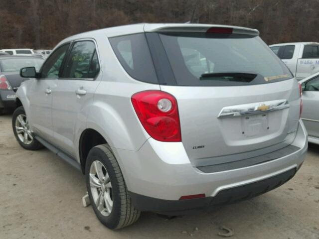 1GNALBEK8DZ113415 - 2013 CHEVROLET EQUINOX LS SILVER photo 3