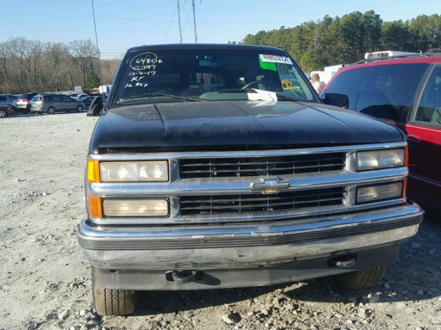 1GNEK13RXTJ400797 - 1996 CHEVROLET TAHOE K150 BLACK photo 9