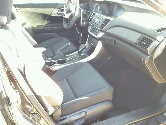 1HGCR2F32EA240007 - 2014 HONDA ACCORD LX BLACK photo 5