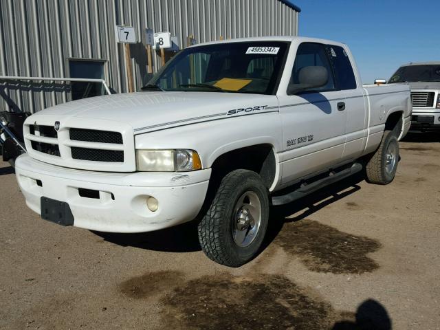 3B7HF13Z9XG222513 - 1999 DODGE RAM 1500 WHITE photo 2