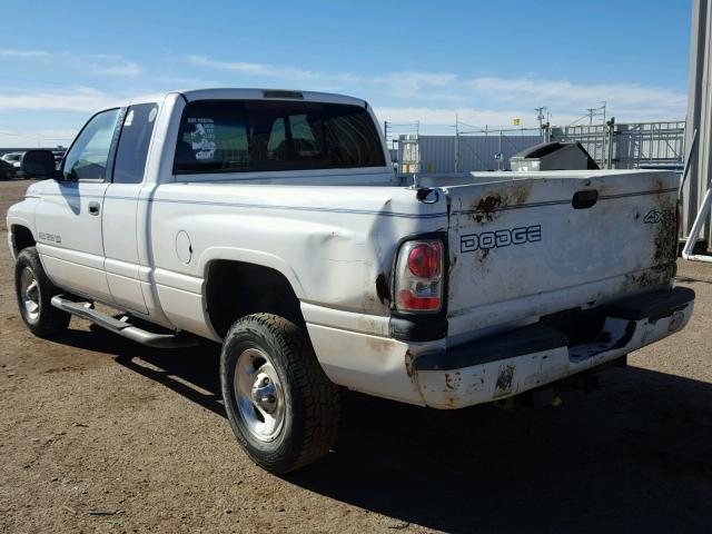 3B7HF13Z9XG222513 - 1999 DODGE RAM 1500 WHITE photo 3