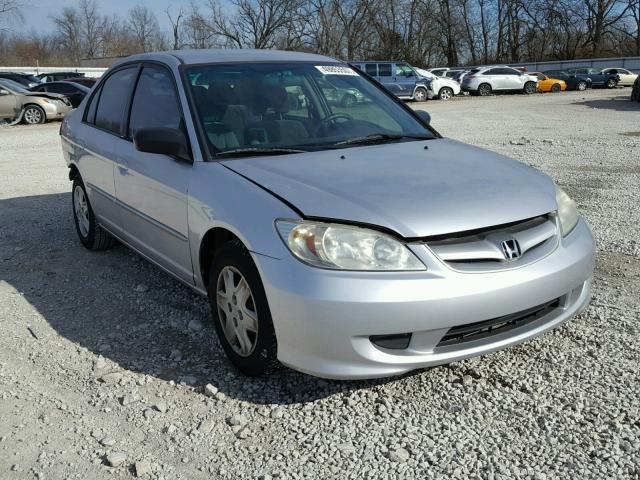 2HGES16304H626528 - 2004 HONDA CIVIC DX V SILVER photo 1