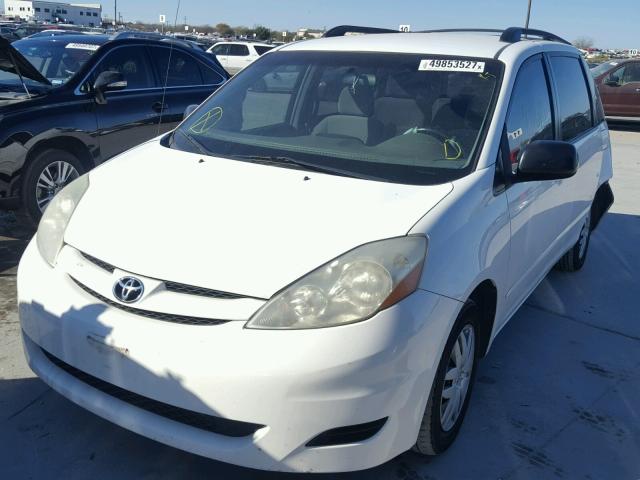 5TDZK23C47S051303 - 2007 TOYOTA SIENNA CE WHITE photo 2