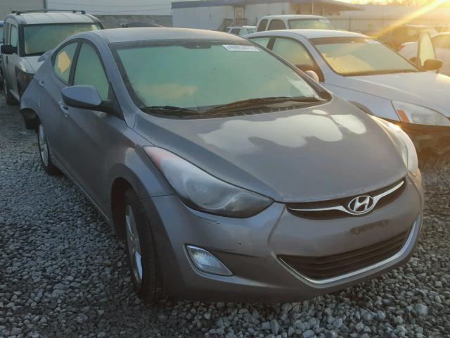 KMHDH4AE9DU007714 - 2013 HYUNDAI ELANTRA GL GRAY photo 1