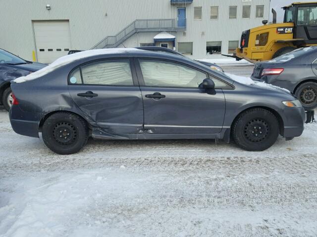 2HGFA1F26AH001092 - 2010 HONDA CIVIC DX GRAY photo 9