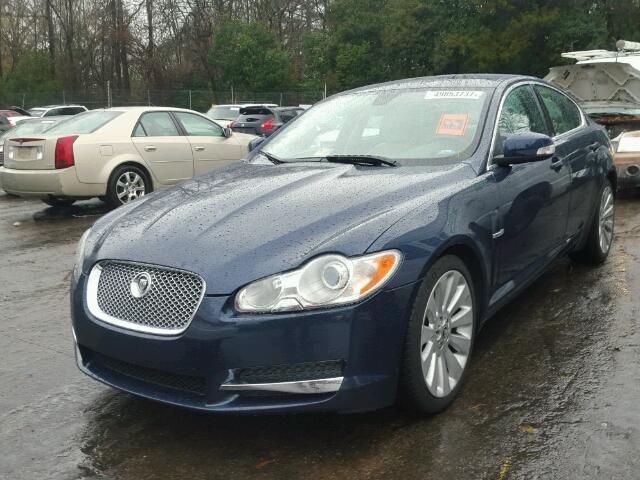 SAJWA06B89HR39316 - 2009 JAGUAR XF PREMIUM BLUE photo 2