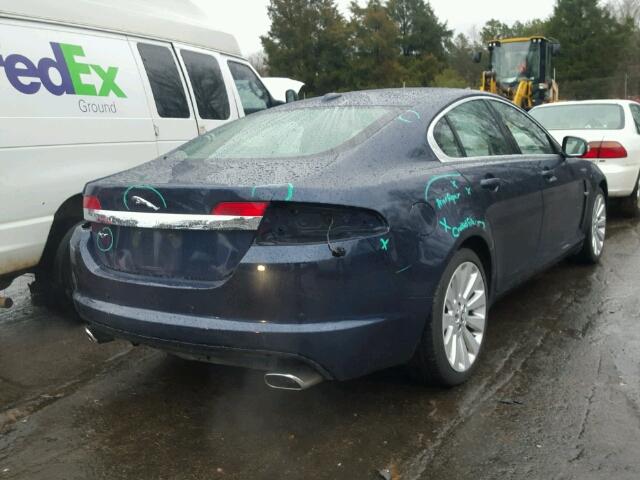 SAJWA06B89HR39316 - 2009 JAGUAR XF PREMIUM BLUE photo 4