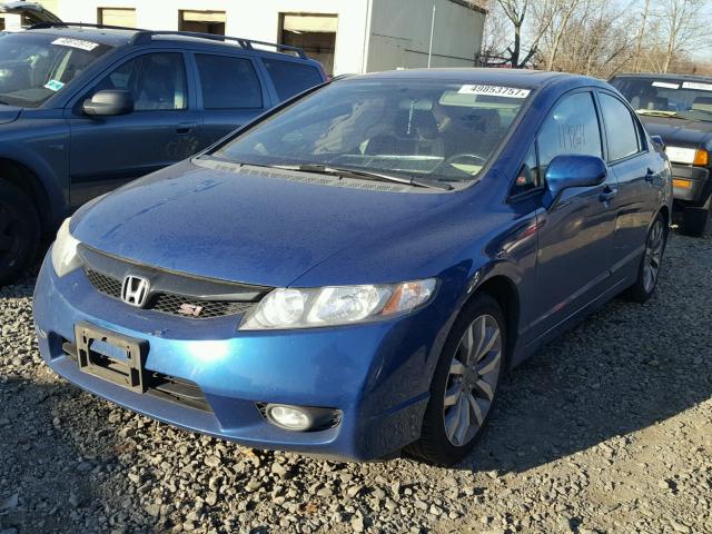 2HGFA5E50AH700172 - 2010 HONDA CIVIC SI BLUE photo 2