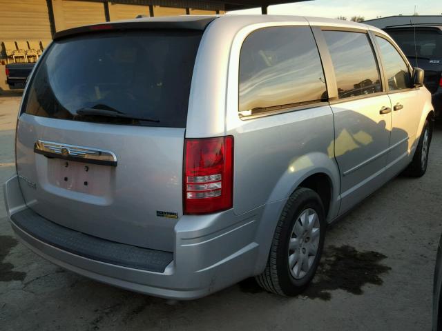 2A8HR44H68R129046 - 2008 CHRYSLER TOWN & COU SILVER photo 4