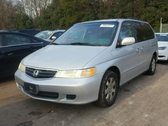 5FNRL18824B140721 - 2004 HONDA ODYSSEY EX SILVER photo 2