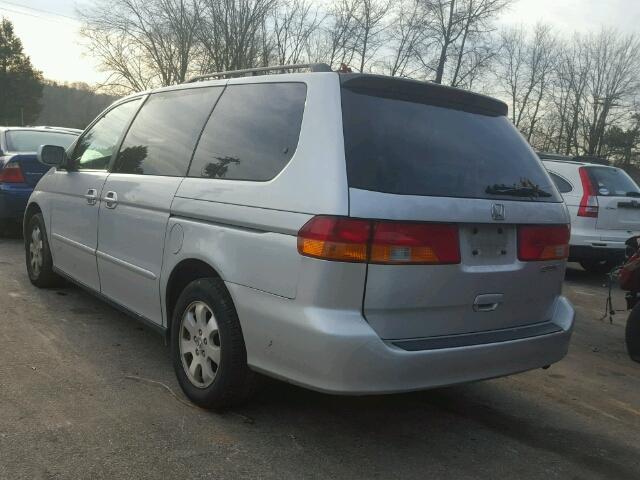 5FNRL18824B140721 - 2004 HONDA ODYSSEY EX SILVER photo 3
