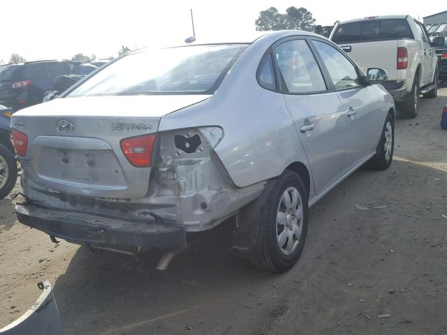 KMHDU46D38U531412 - 2008 HYUNDAI ELANTRA GL RED photo 4