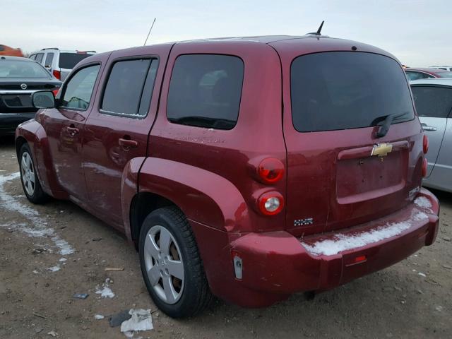 3GNCA13B99S595649 - 2009 CHEVROLET HHR LS Rojo foto 3