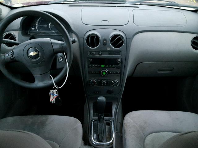 3GNCA13B99S595649 - 2009 CHEVROLET HHR LS Rojo foto 9
