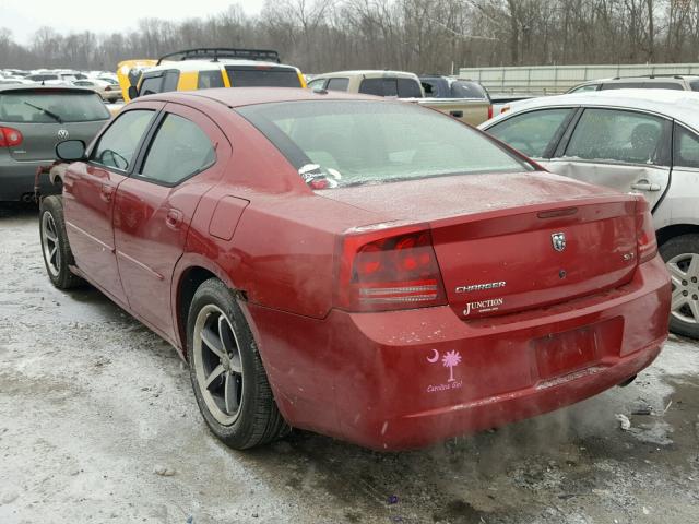 2B3KA43GX6H324228 - 2006 DODGE CHARGER SE RED photo 3