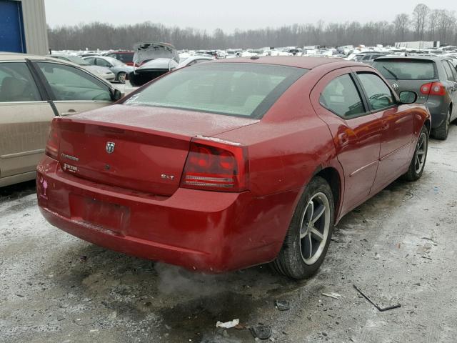 2B3KA43GX6H324228 - 2006 DODGE CHARGER SE RED photo 4