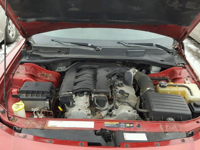 2B3KA43GX6H324228 - 2006 DODGE CHARGER SE RED photo 7