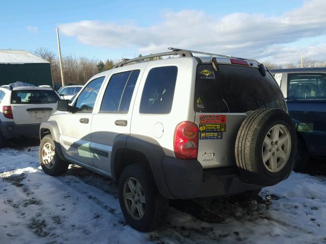 1J4GL48K54W145390 - 2004 JEEP LIBERTY SP SILVER photo 3