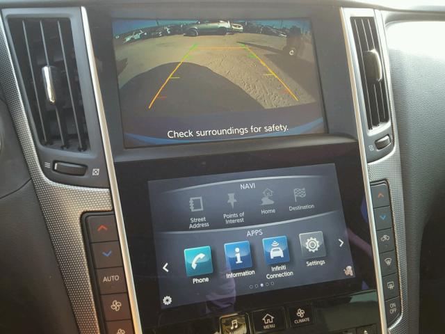 JN1BV7AP0FM349999 - 2015 INFINITI Q50 BASE Gris foto 9