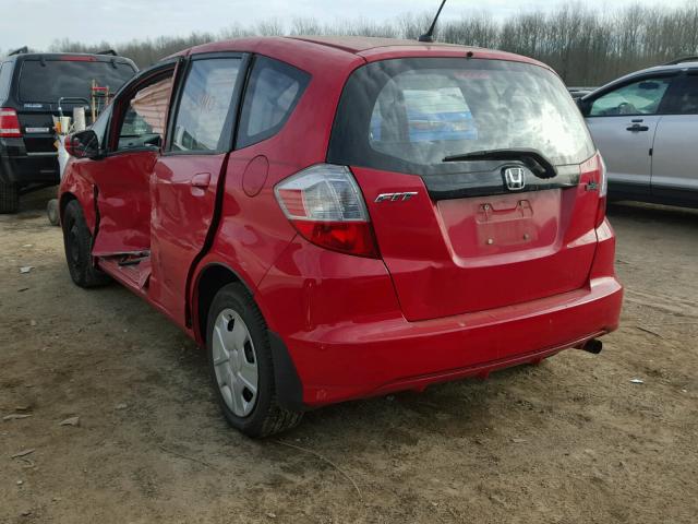 JHMGE8H33CS004029 - 2012 HONDA FIT RED photo 3