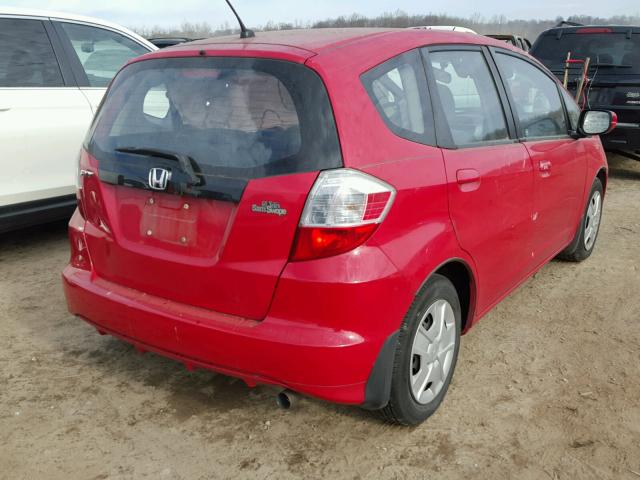 JHMGE8H33CS004029 - 2012 HONDA FIT RED photo 4