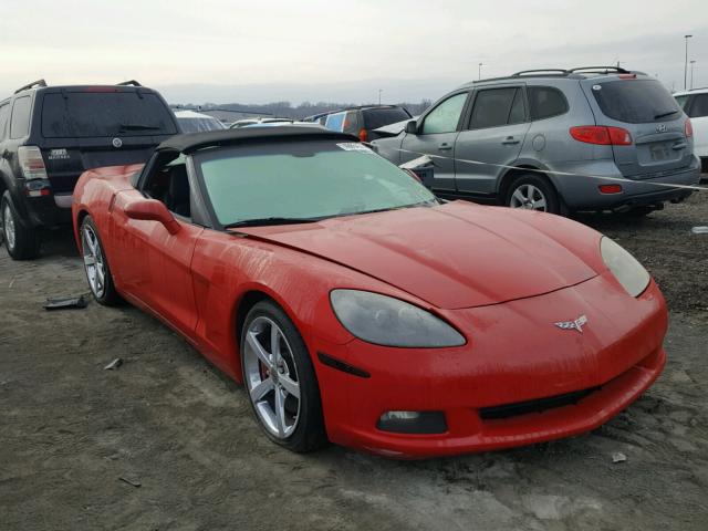 1G1YY36U375102843 - 2007 CHEVROLET CORVETTE RED photo 1