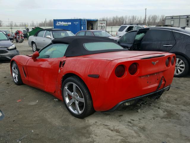 1G1YY36U375102843 - 2007 CHEVROLET CORVETTE RED photo 3