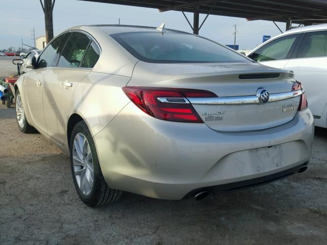 2G4GK5EX2E9277818 - 2014 BUICK REGAL TAN photo 3